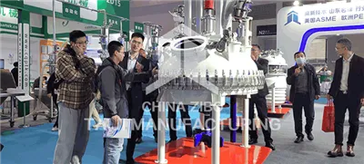 Zibo Taiji's hoogwaardige-apparatuur debuteert op API China Chongqing en demo...